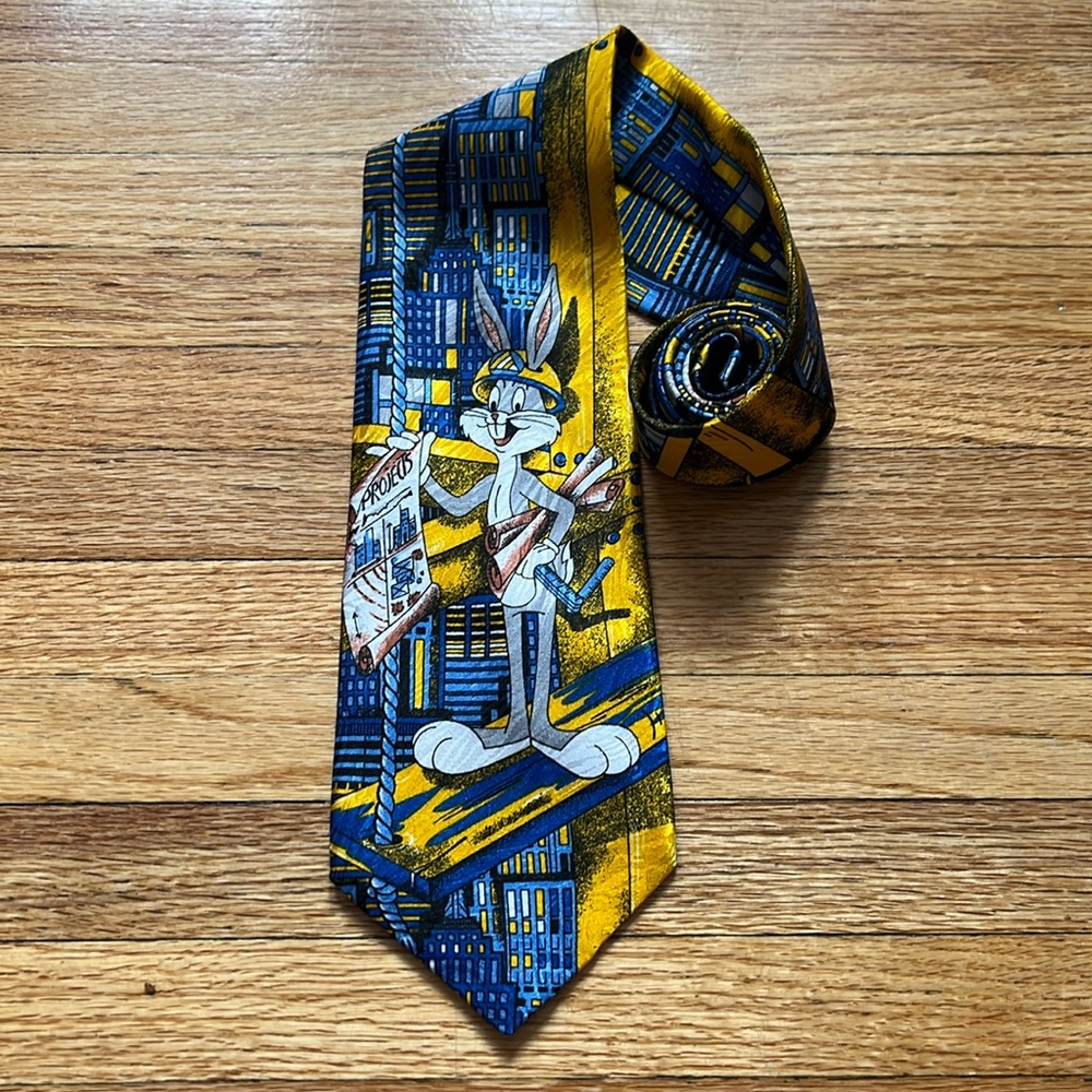 Vintage Bugs Bunny Necktie / Looney Tunes